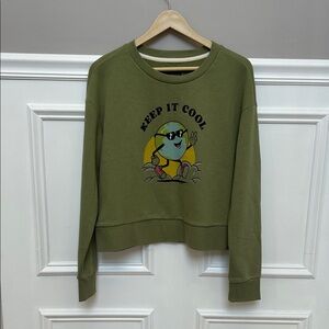 United By Blue Olive Graphic Sweatshirt